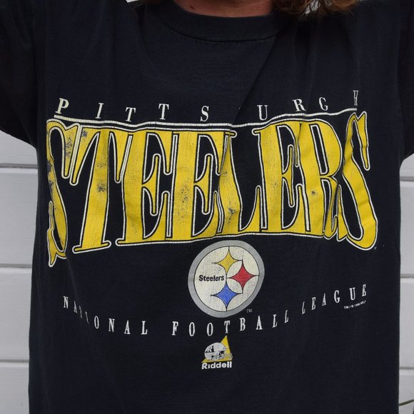 Vintage 1990's Pittsburgh Steelers T-Shirt - Picture 7 of 8